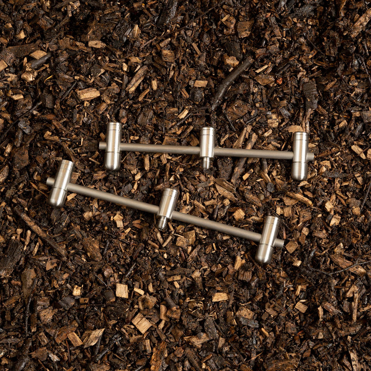 3 Rod Adjustable Buzz Bar Set 9" & 10" 3Thread 316 Stainless