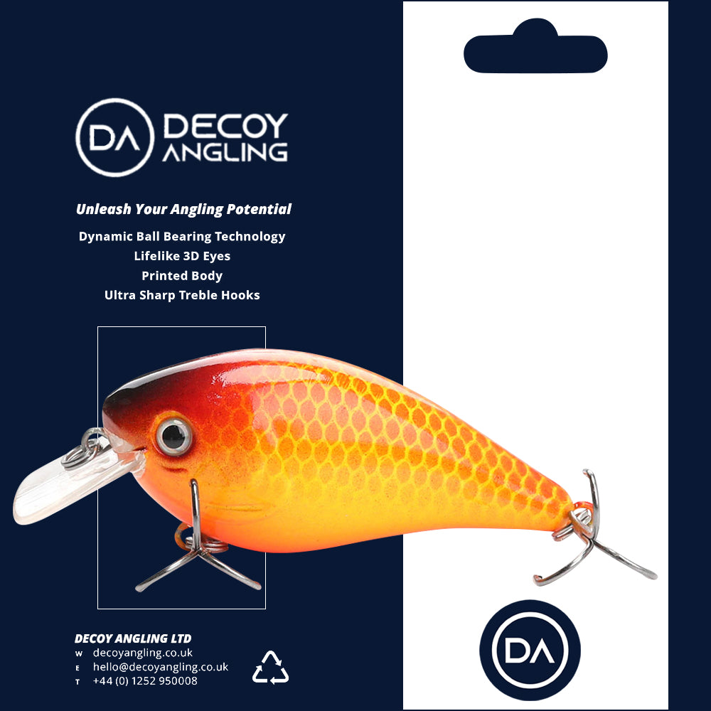 Large Koi Crankbait Floating Lure (82mm) - 3 Pack - Decoy Angling