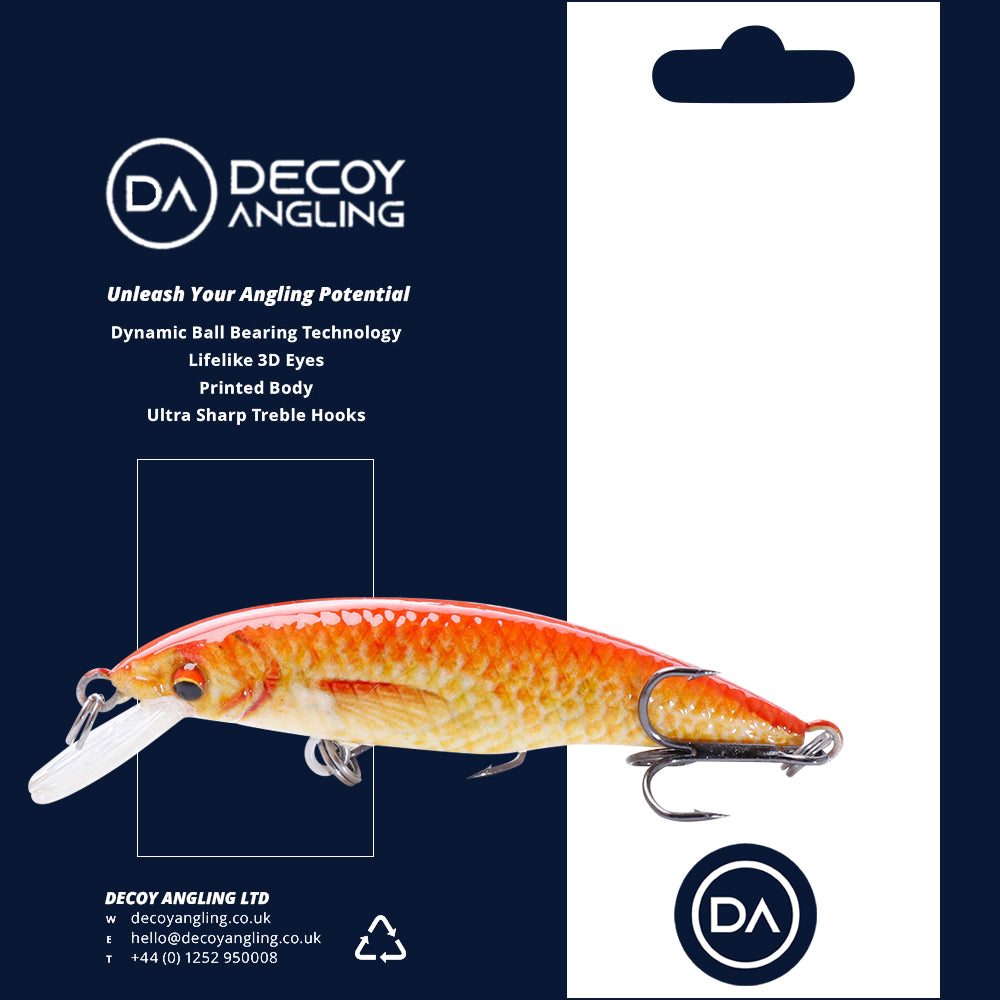 Small Goldfish Crankbait Floating Lure (50mm) - Decoy Angling
