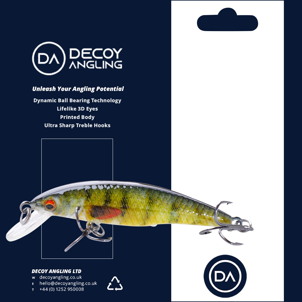 Small Perch Crankbait Floating Lure (50mm) - Decoy Angling