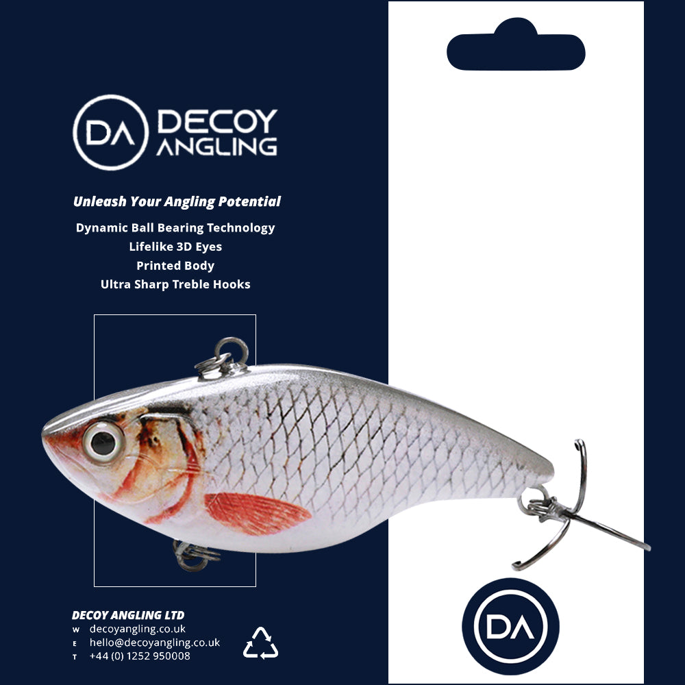Large Roach Swimbait Sinking Lure (70mm) - Decoy Angling