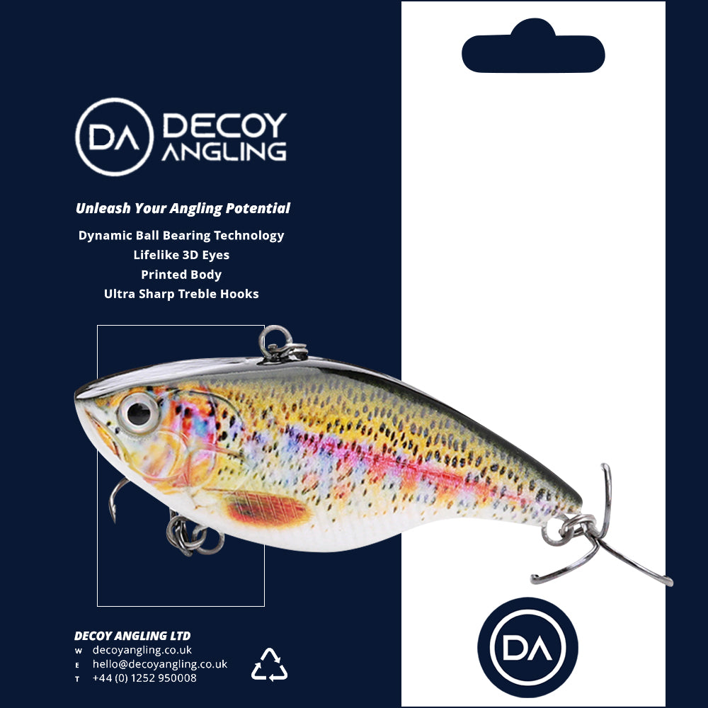 Large Rainbow Trout Swimbait Sinking Lure (70mm) - Decoy Angling