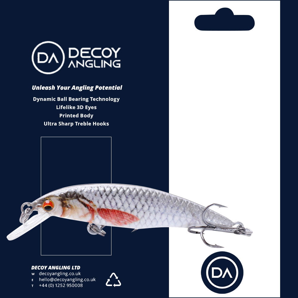 Small Roach Crankbait Floating Lure (50mm) - Decoy Angling