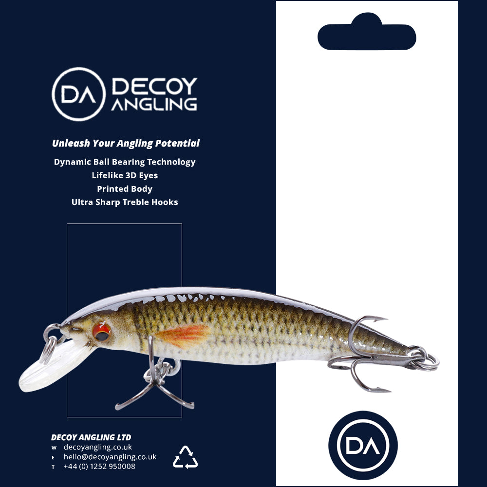Small Rudd Crankbait Floating Lure (50mm) - 3 Pack - Decoy Angling