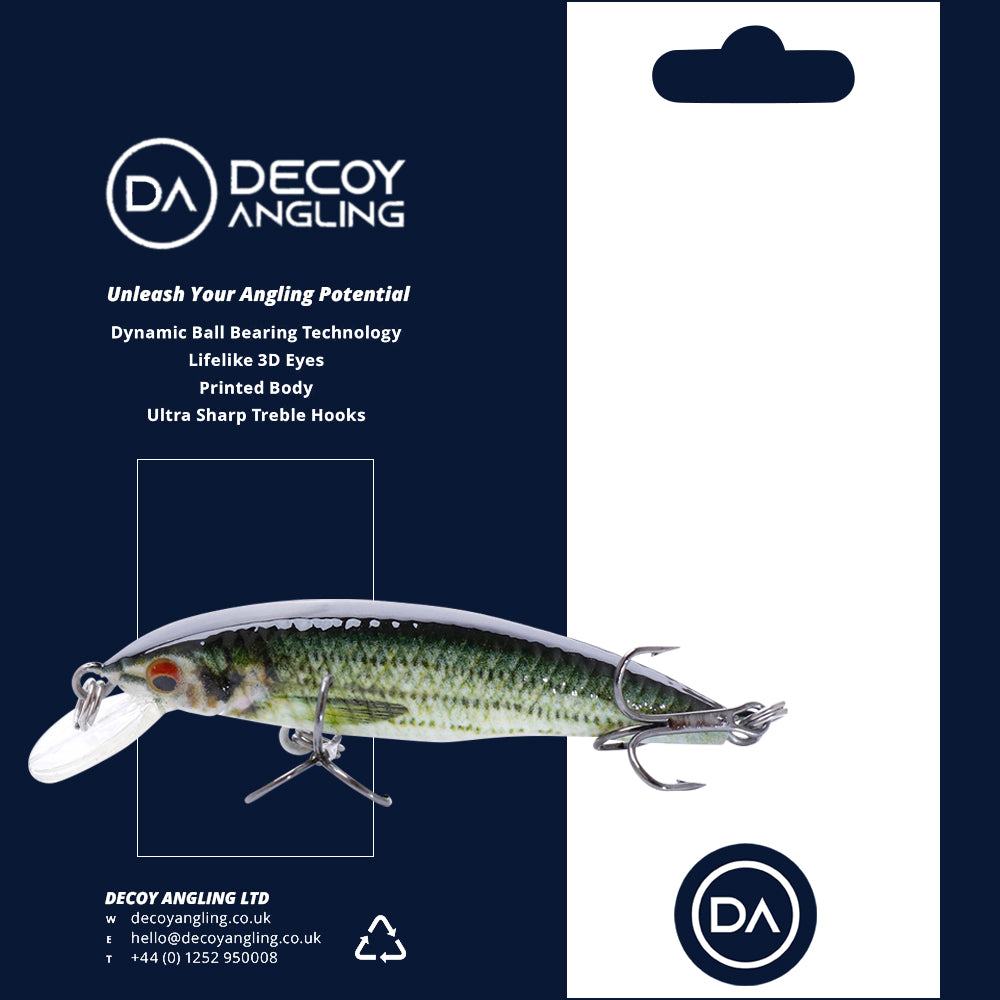 Small Bass Crankbait Floating Lure (50mm) - 3 Pack - Decoy Angling