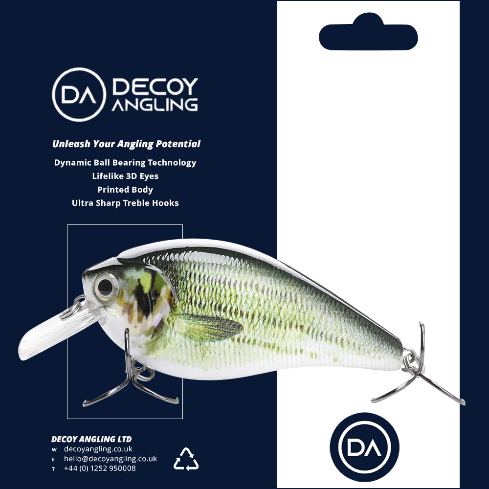 Large Bass Crankbait Floating Lure (82mm) - 3 Pack - Decoy Angling