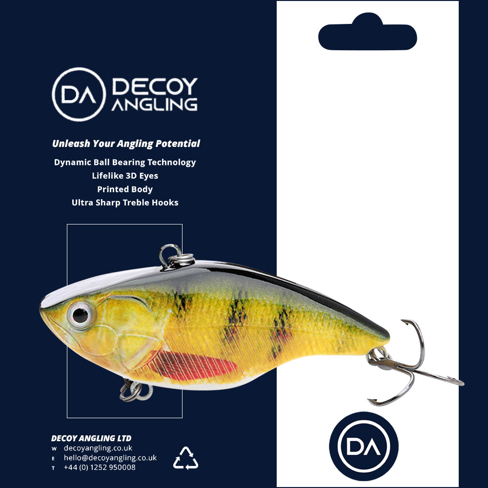 Large Perch Swimbait Sinking Lure (70mm) - Decoy Angling
