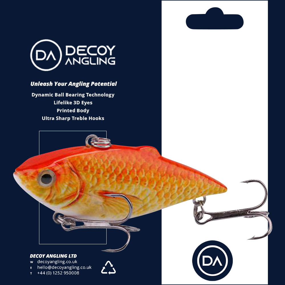 Small Goldfish Swimbait Sinking Lure (64mm) - 3 Pack - Decoy Angling