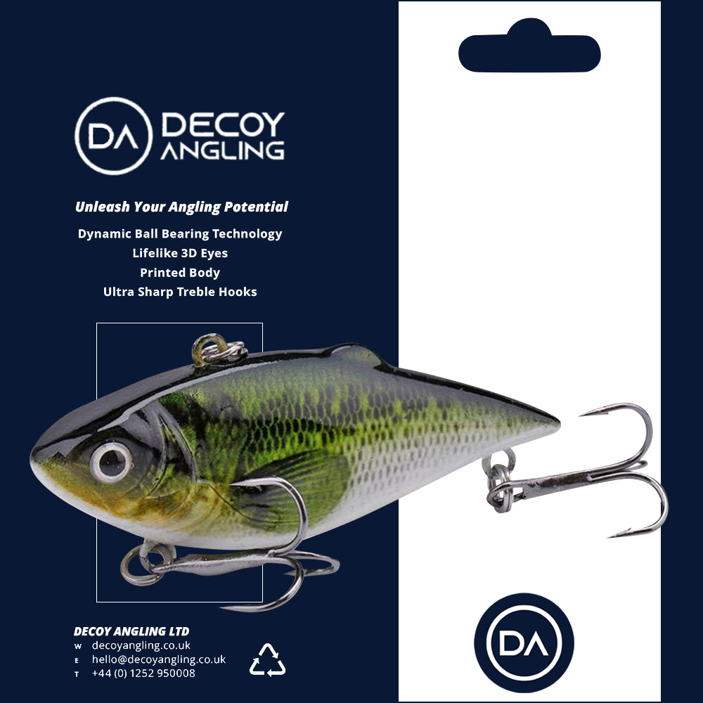 Small Bass Swimbait Sinking Lure (64mm) - 3 Pack - Decoy Angling