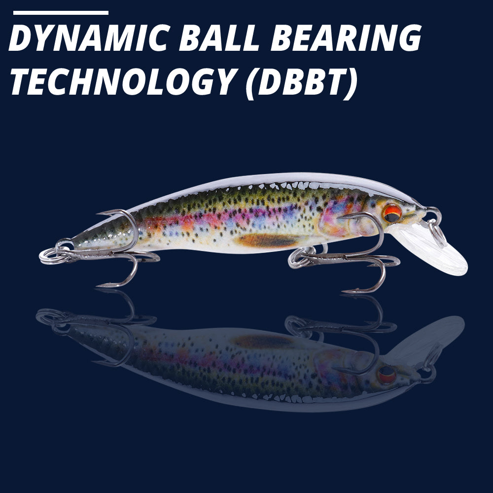 Small Rainbow Trout Crankbait Floating Lure (50mm) - 3 Pack - Decoy Angling