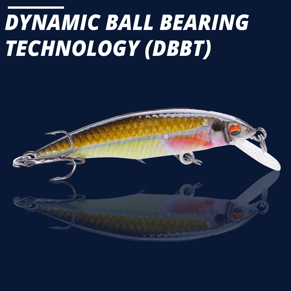 Small Rainbow Crankbait Floating Lure (50mm) - Decoy Angling