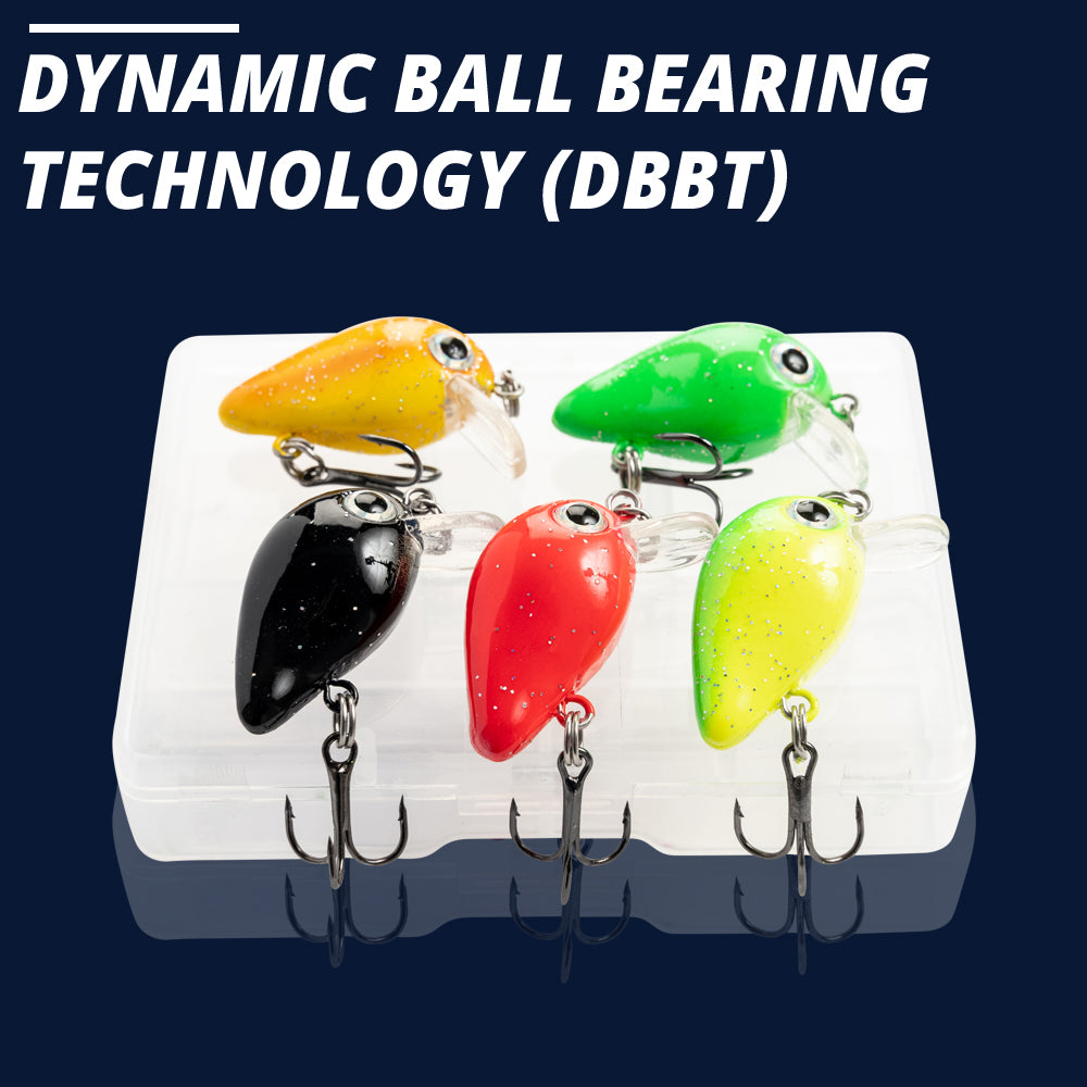 Micro Neo Mixed Crankbait Floating Lure (28mm) - 5 Pack - Decoy Angling