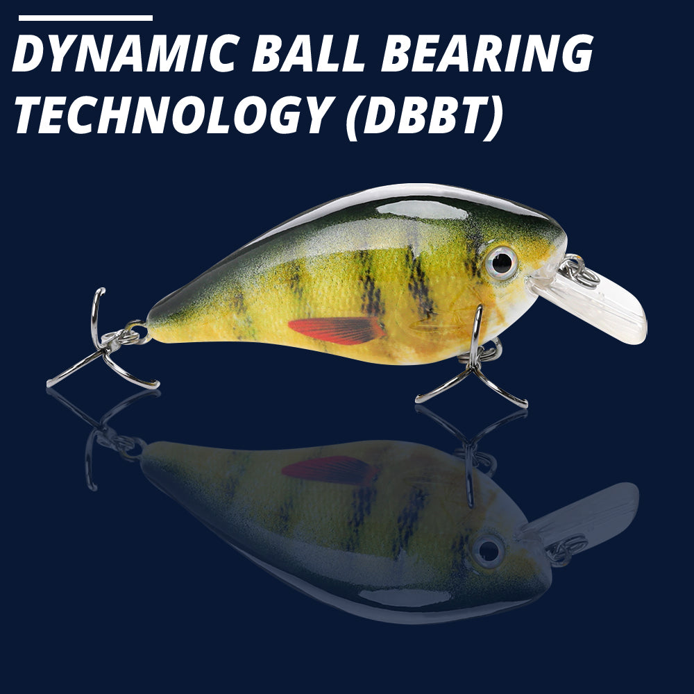 Medium Perch Crankbait Floating Lure (75mm) - 3 Pack - Decoy Angling