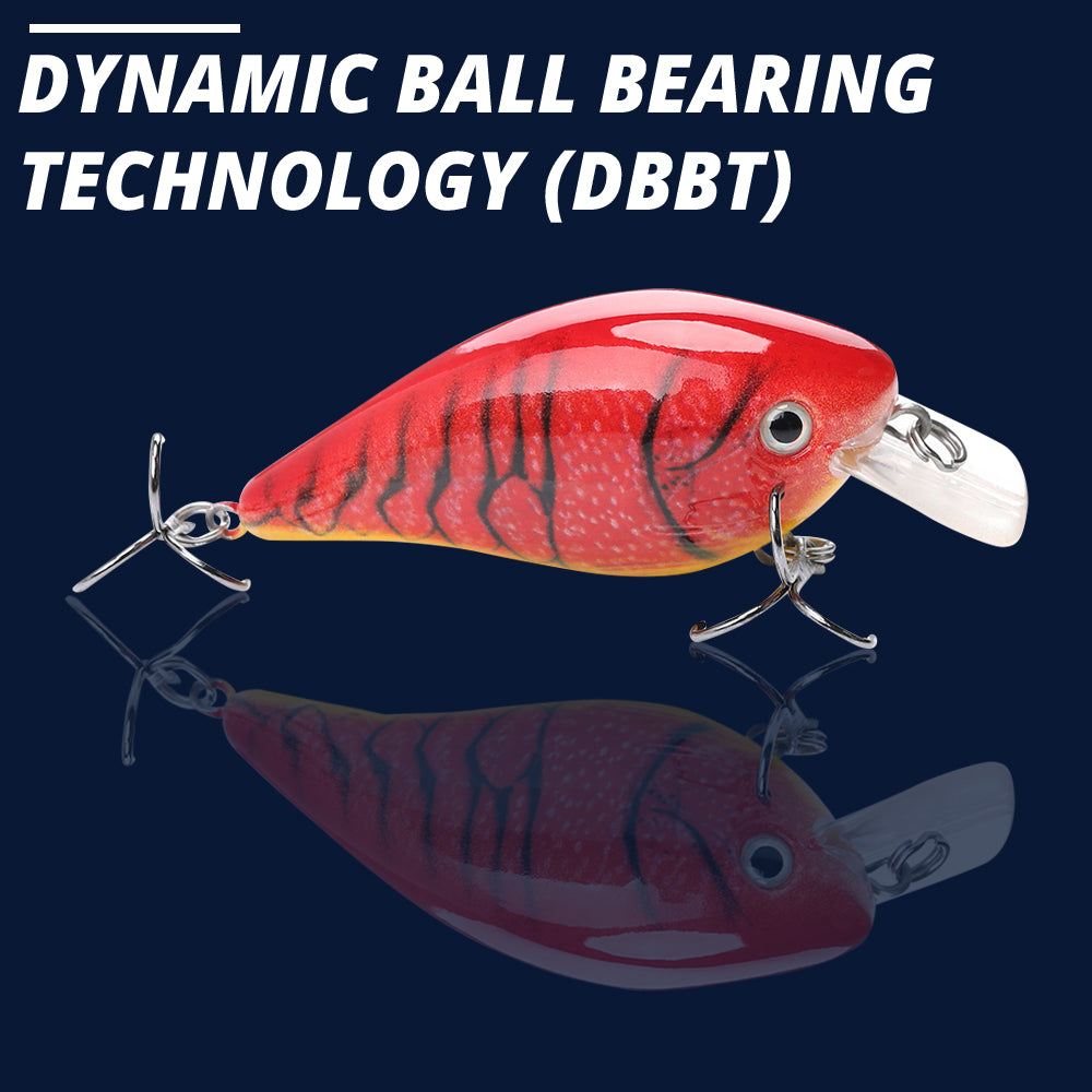 Medium Hot Cray Crankbait Floating Lure (75mm) - 3 Pack - Decoy Angling