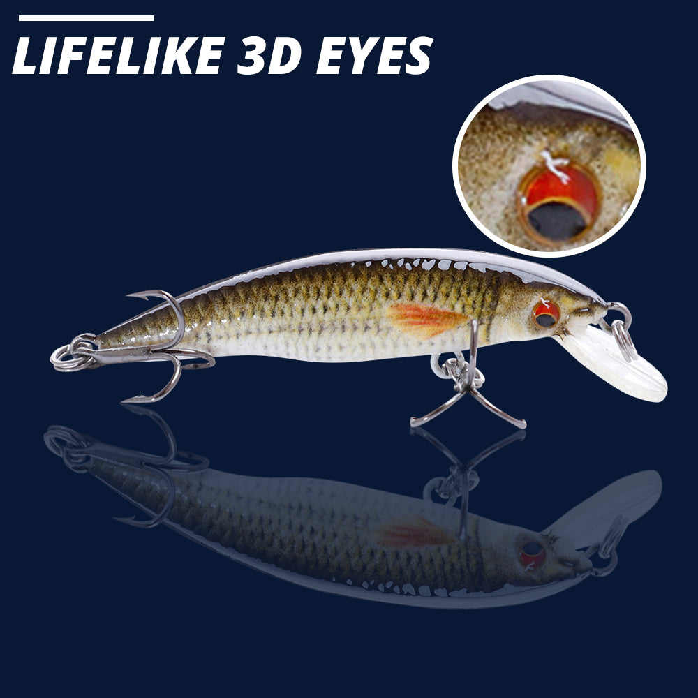 Small Rudd Crankbait Floating Lure (50mm) - 3 Pack - Decoy Angling