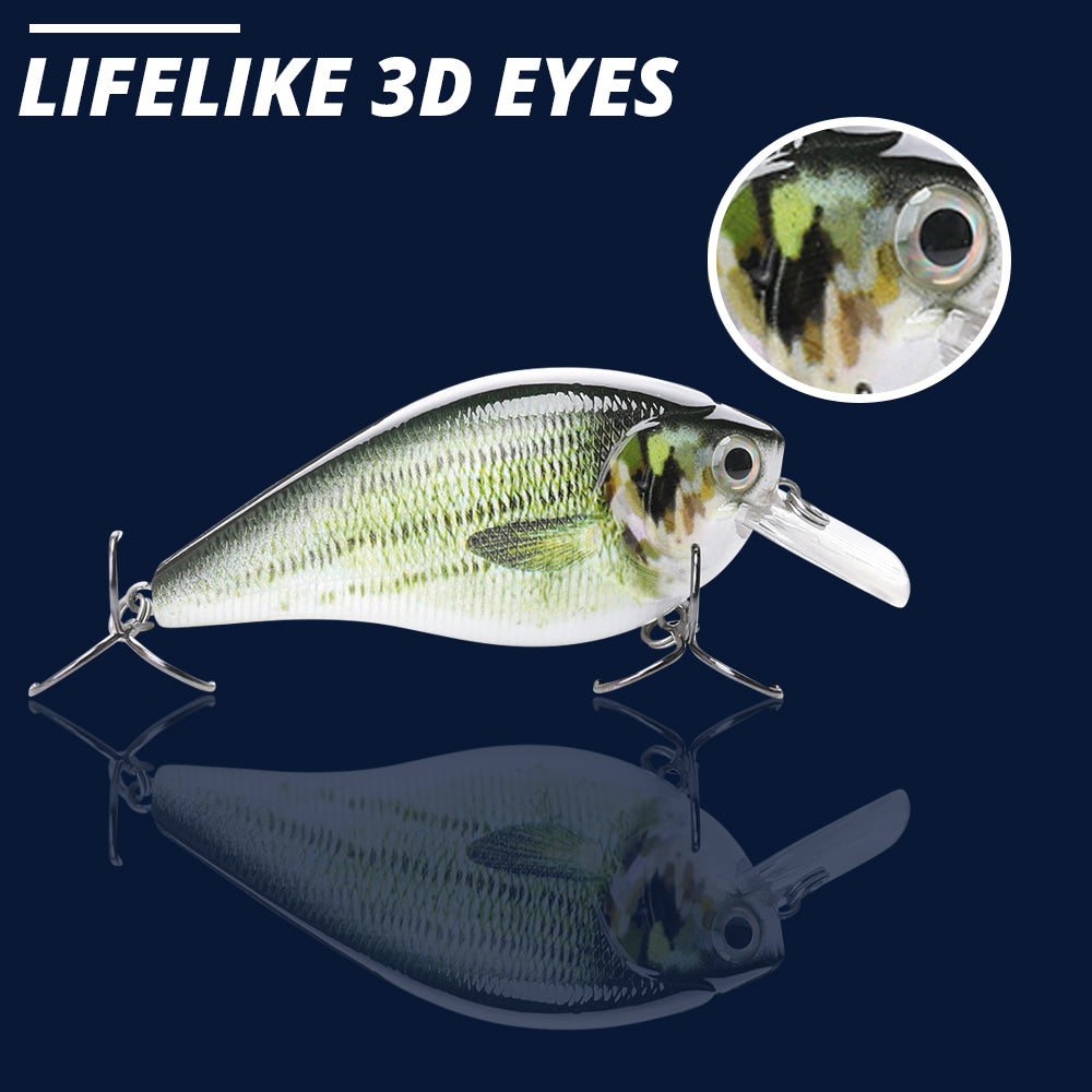 Large Bass Crankbait Floating Lure (82mm) - 3 Pack - Decoy Angling