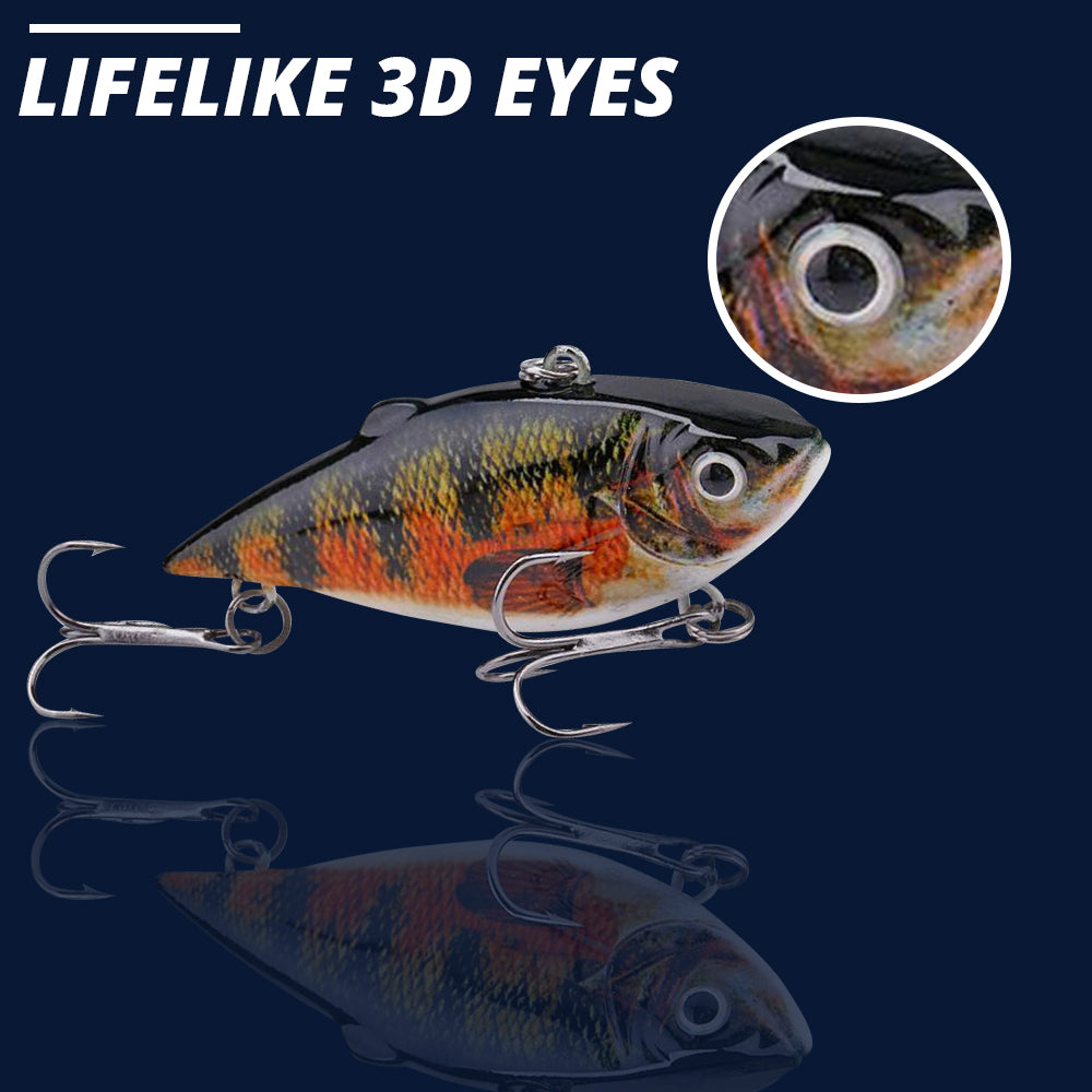Small Deep Perch Swimbait Sinking Lure (64mm) - Decoy Angling