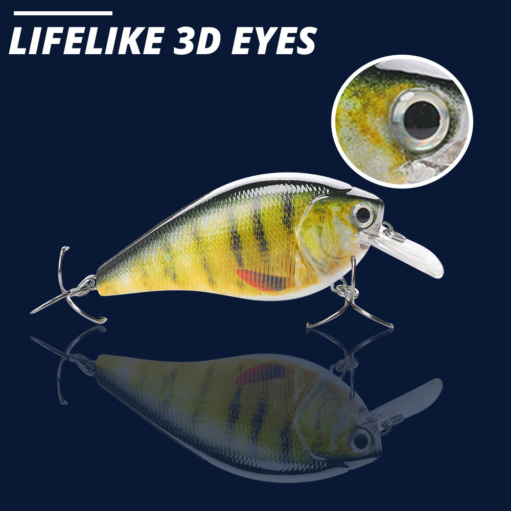 Large Perch Crankbait Floating Lure (82mm) - Decoy Angling