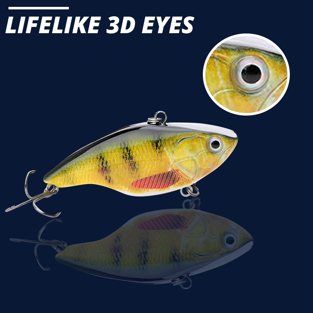 Large Perch Swimbait Sinking Lure (70mm) - 3 Pack - Decoy Angling