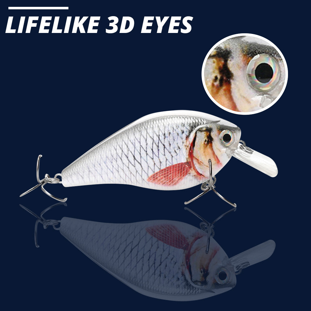 Large Roach Crankbait Floating Lure (82mm) - 3 Pack - Decoy Angling