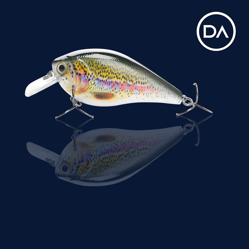 Large Rainbow Trout Crankbait Floating Lure (82mm) - Decoy Angling