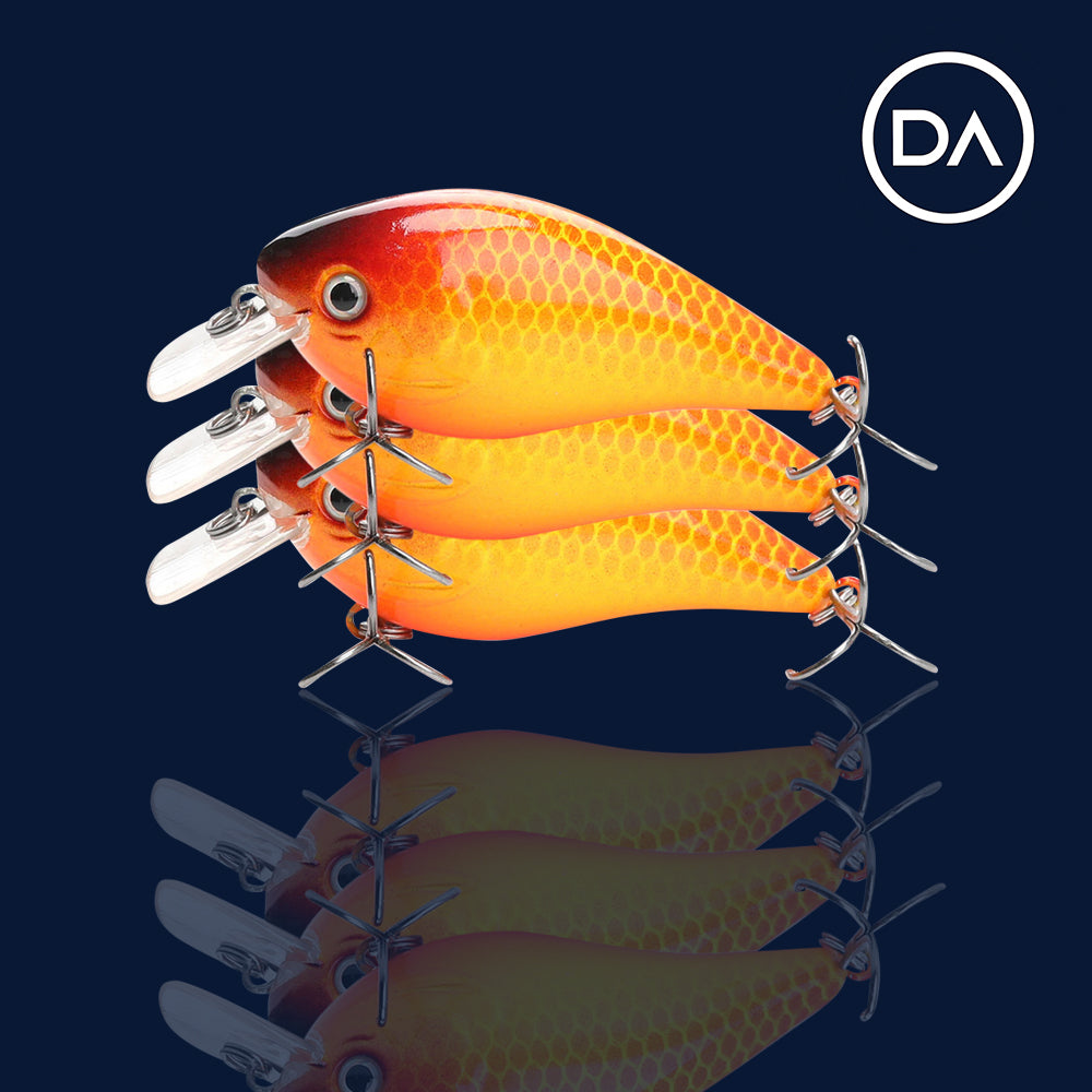 Large Koi Crankbait Floating Lure (82mm) - 3 Pack - Decoy Angling