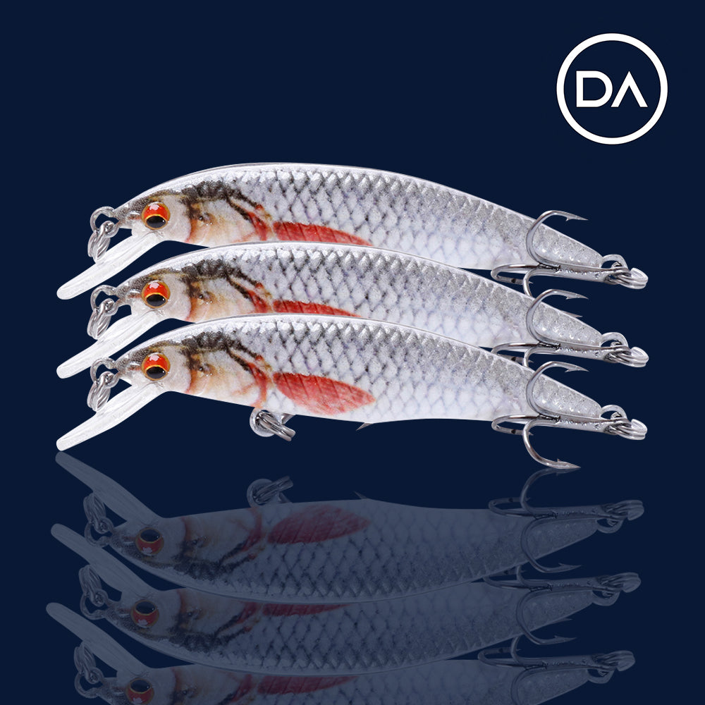 Small Roach Crankbait Floating Lure (50mm) - 3 Pack - Decoy Angling