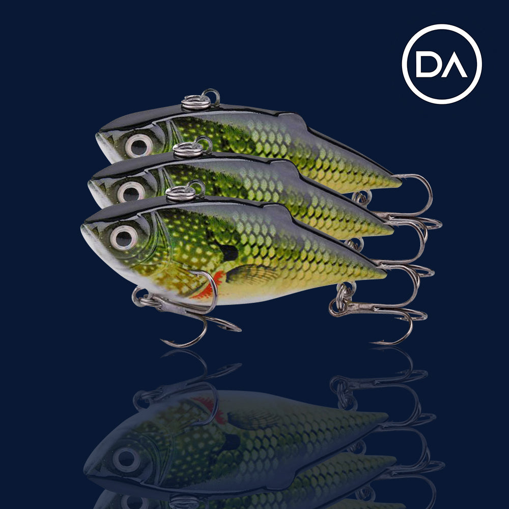 Small Smallmouth Bass Swimbait Sinking Lure (64mm) - 3 Pack - Decoy Angling