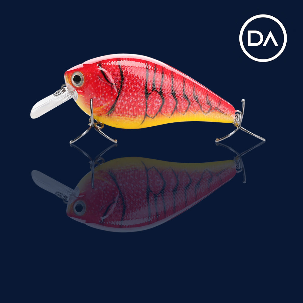 Large Hot Cray Crankbait Floating Lure (82mm) - Decoy Angling