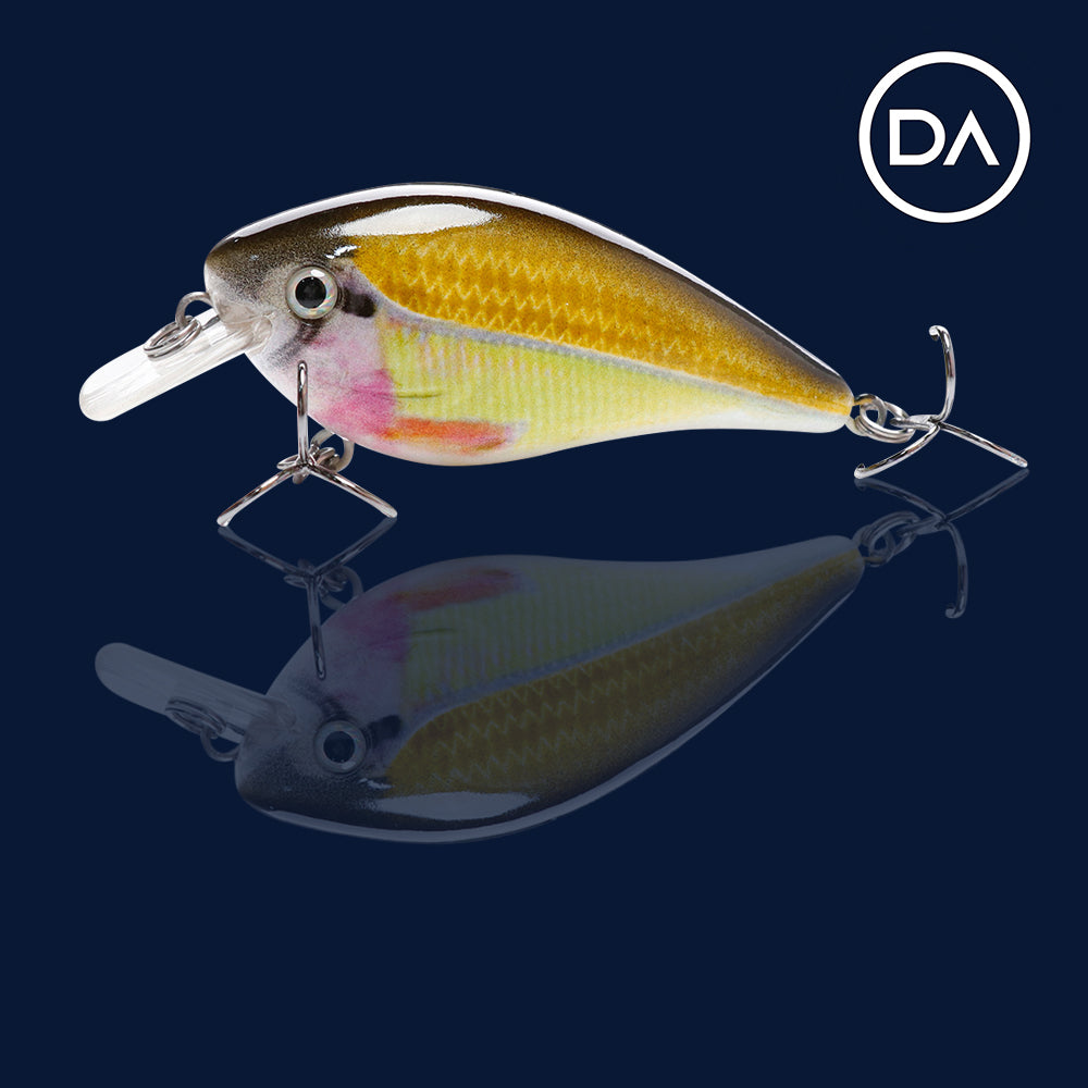 Medium Rainbow Crankbait Floating Lure (75mm) - Decoy Angling