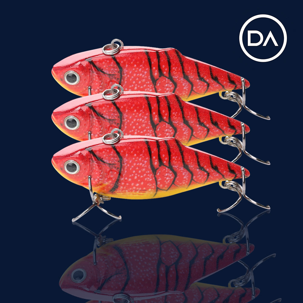 Small Hot Cray Swimbait Sinking Lure (64mm) - 3 Pack - Decoy Angling