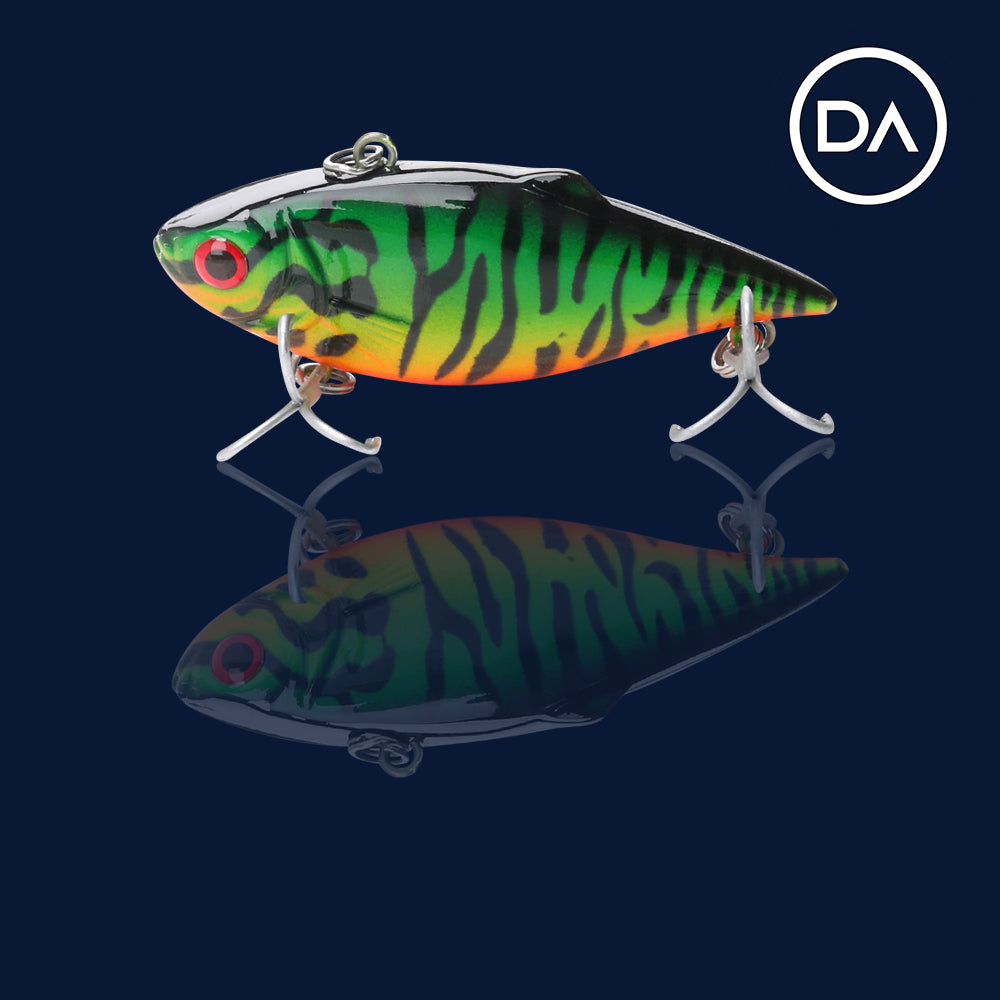 Small Hot Perch Swimbait Sinking Lure (64mm) - Decoy Angling