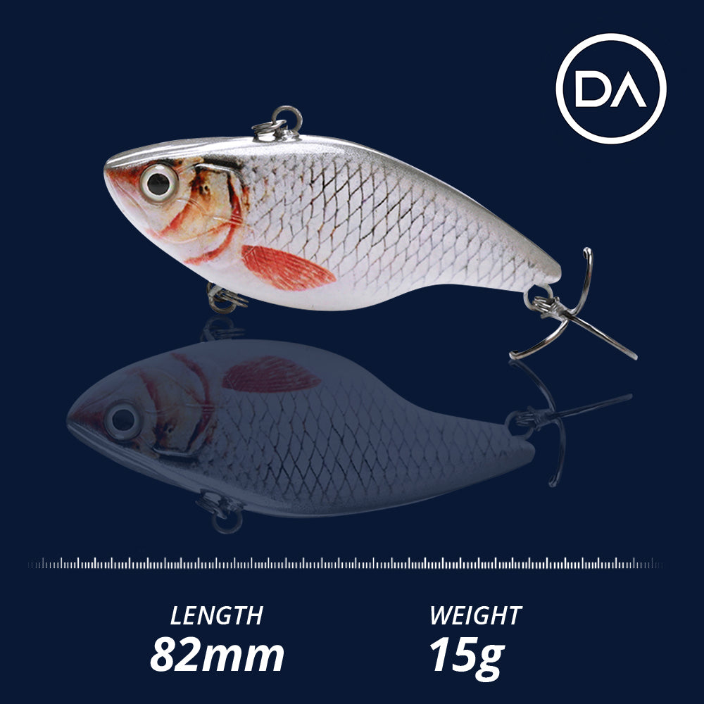 Large Roach Swimbait Sinking Lure (70mm) - 3 Pack - Decoy Angling