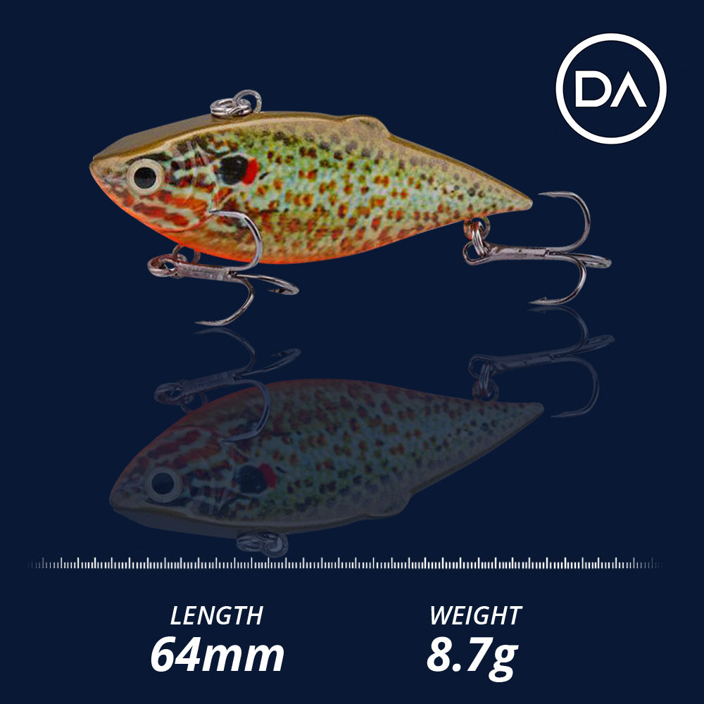 Small Pumpkin Seed Swimbait Sinking Lure (64mm) - 3 Pack - Decoy Angling