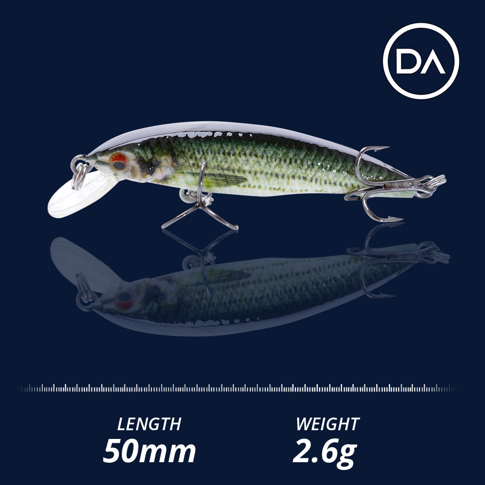 Small Bass Crankbait Floating Lure (50mm) - Decoy Angling