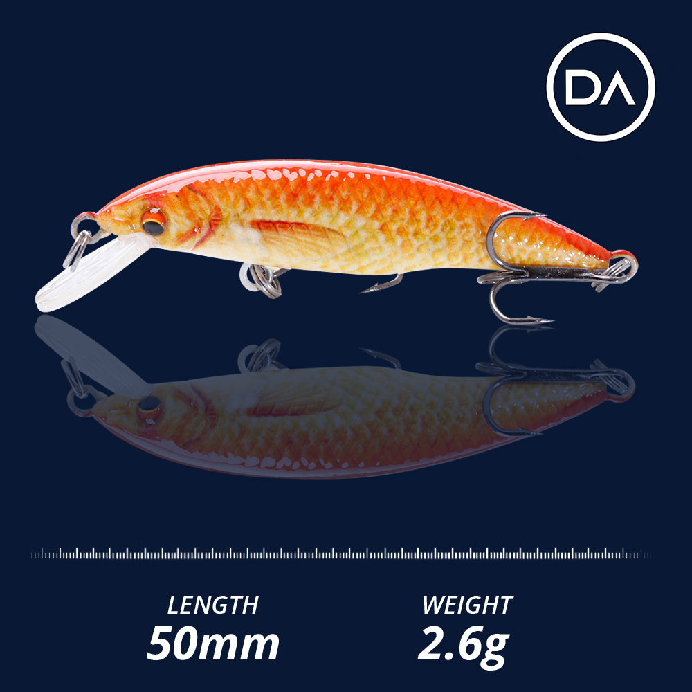 Small Goldfish Crankbait Floating Lure (50mm) - Decoy Angling