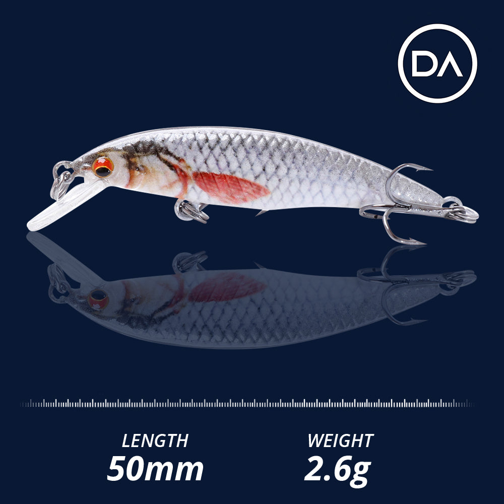 Small Roach Crankbait Floating Lure (50mm) - Decoy Angling