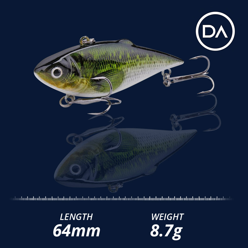 Small Bass Swimbait Sinking Lure (64mm) - 3 Pack - Decoy Angling