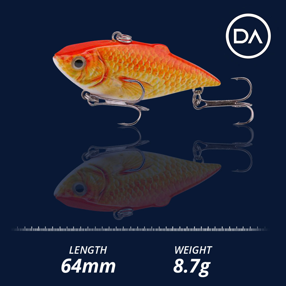 Small Goldfish Swimbait Sinking Lure (64mm) - 3 Pack - Decoy Angling