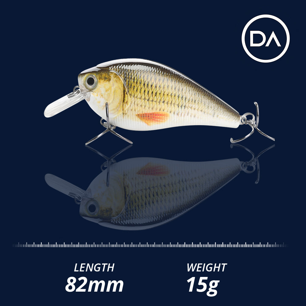 Large Rudd Crankbait Floating Lure (82mm) - Decoy Angling