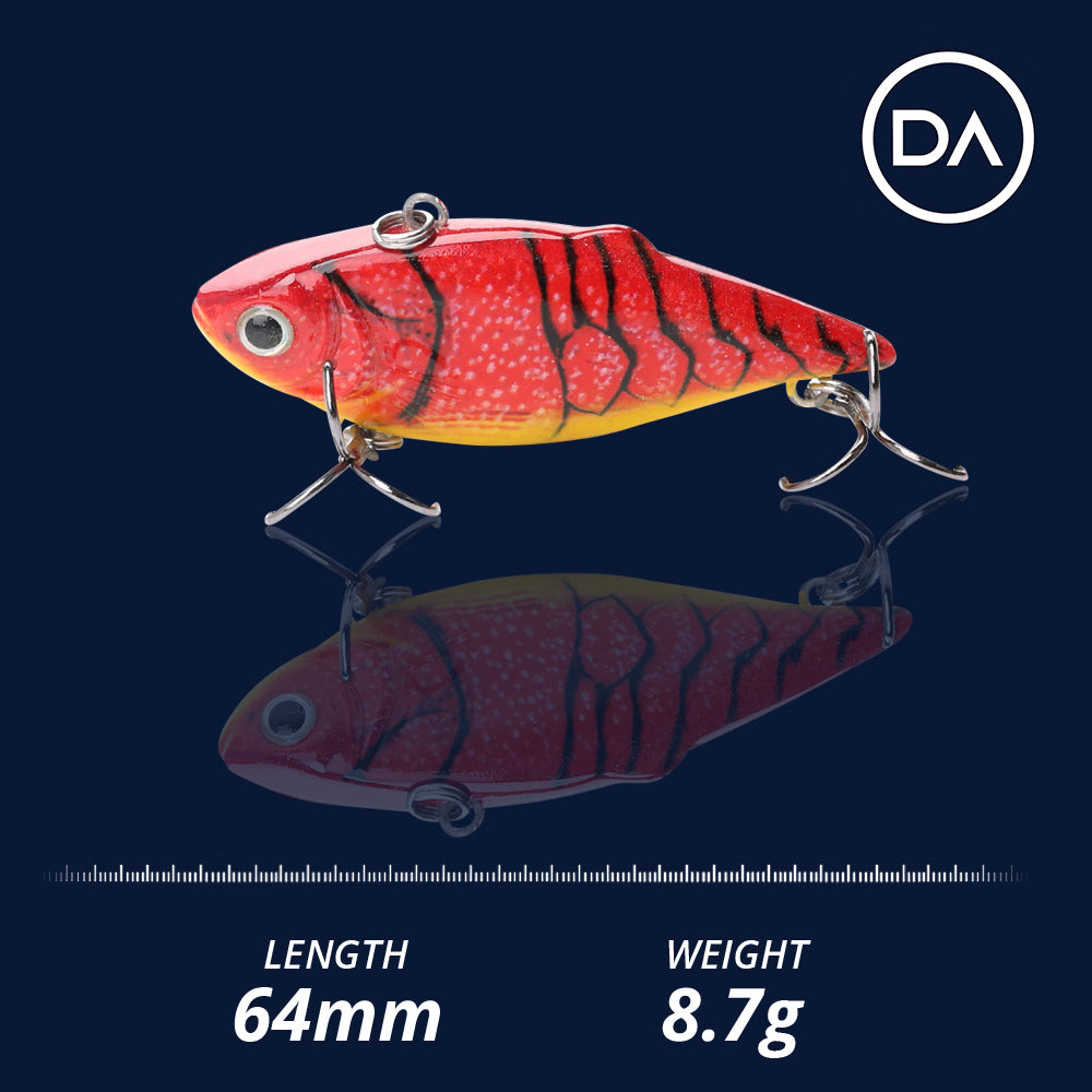 Small Hot Cray Swimbait Sinking Lure (64mm) - 3 Pack - Decoy Angling