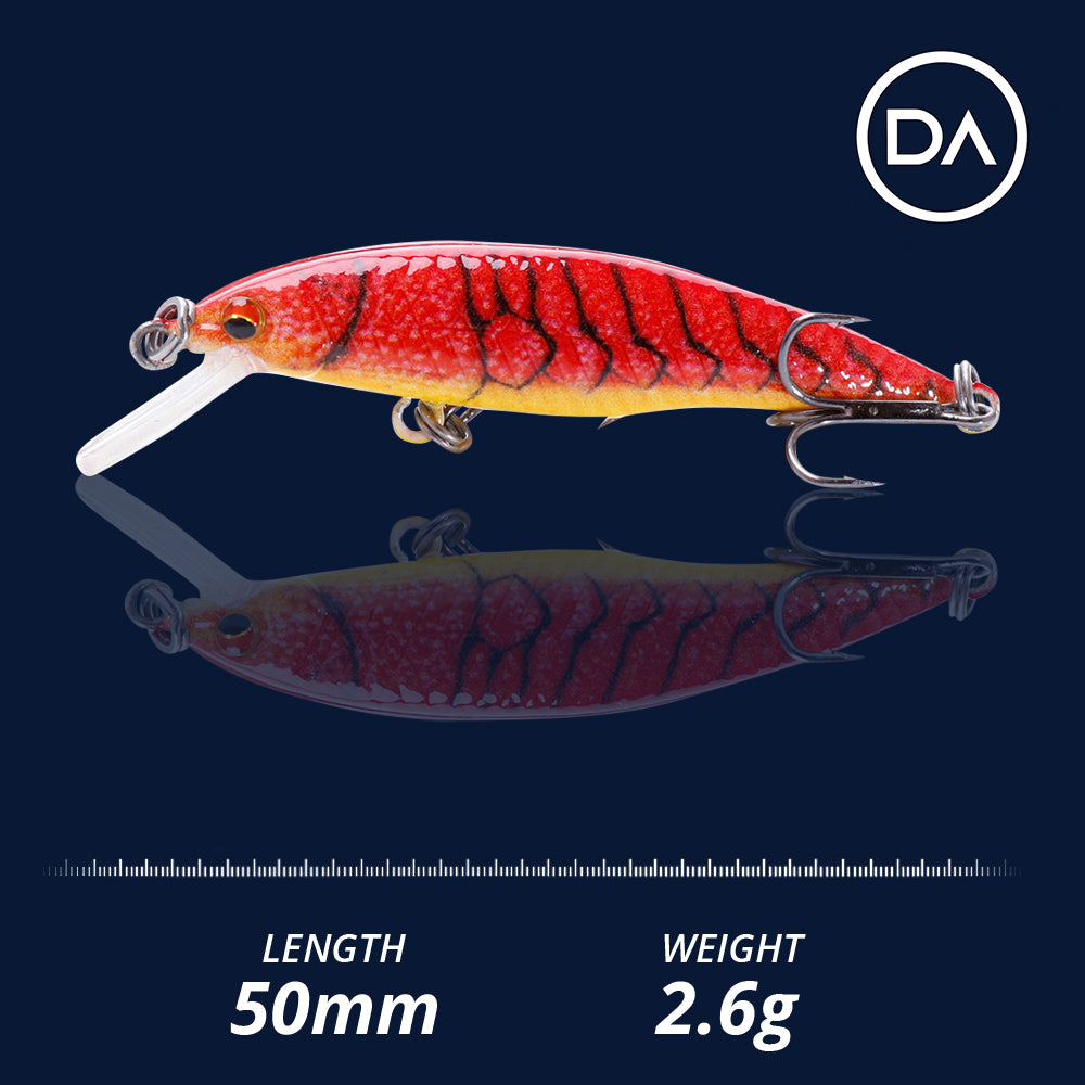 Small Hot Cray Crankbait Floating Lure (50mm) - Decoy Angling