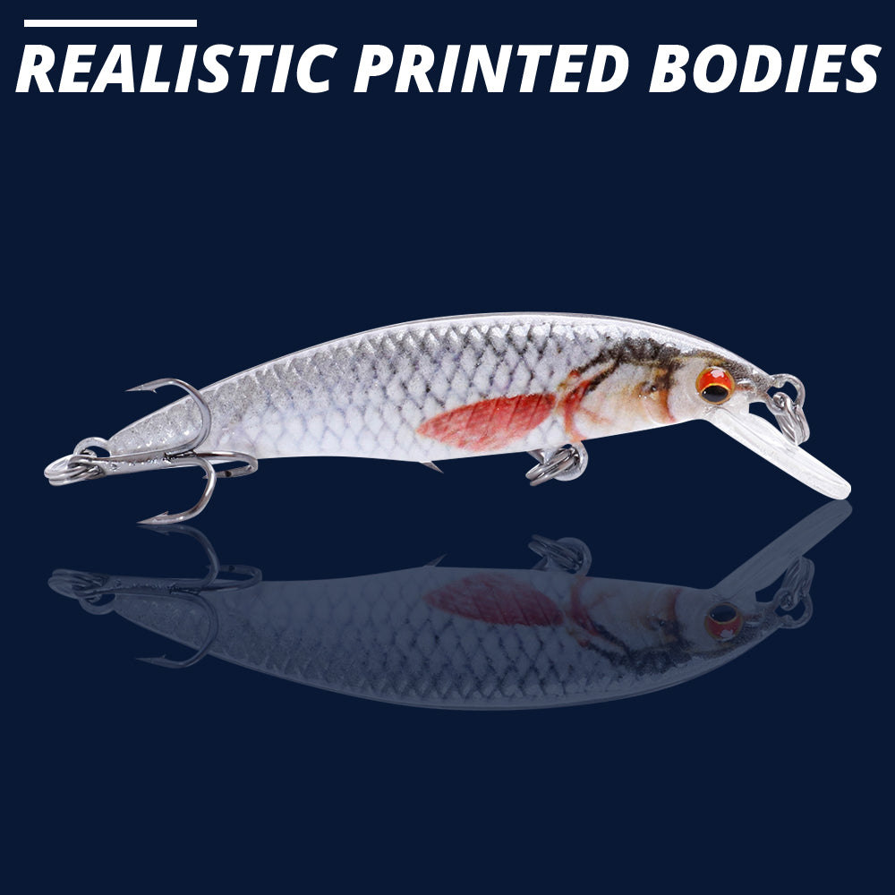 Small Roach Crankbait Floating Lure (50mm) - 3 Pack - Decoy Angling