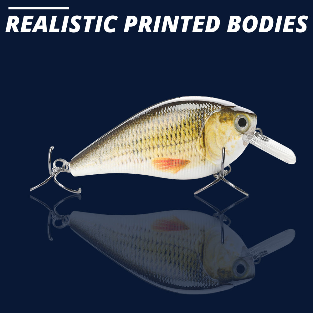 Large Rudd Crankbait Floating Lure (82mm) - 3 Pack - Decoy Angling