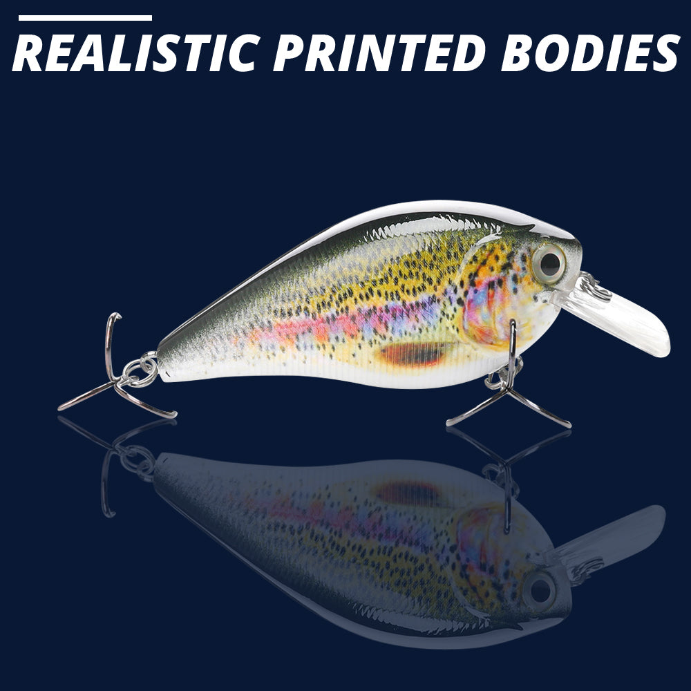 Large Rainbow Trout Crankbait Floating Lure (82mm) - Decoy Angling