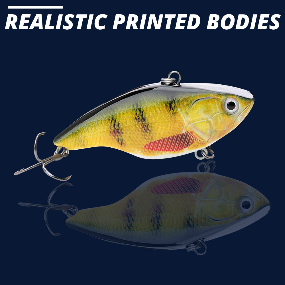 Large Perch Swimbait Sinking Lure (70mm) - Decoy Angling