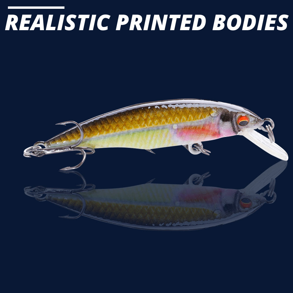 Small Rainbow Crankbait Floating Lure (50mm) - Decoy Angling