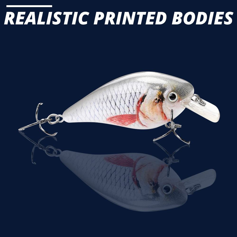 Medium Roach Crankbait Floating Lure (75mm) - 3 Pack - Decoy Angling