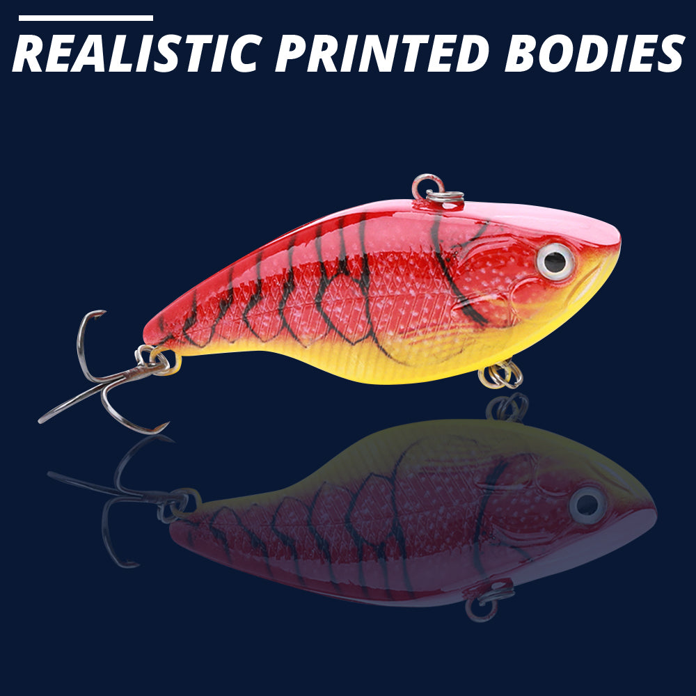 Large Hot Cray Swimbait Sinking Lure (70mm) - 3 Pack - Decoy Angling