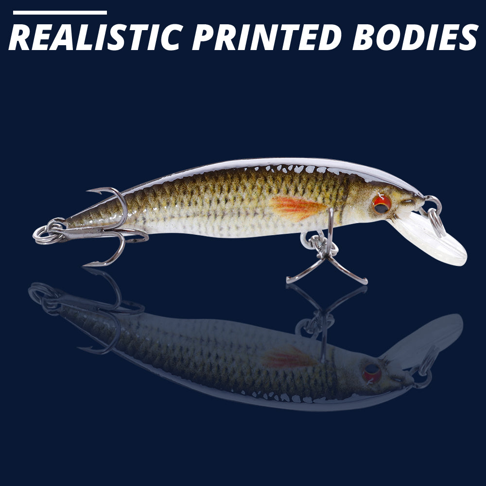 Small Rudd Crankbait Floating Lure (50mm) - 3 Pack - Decoy Angling